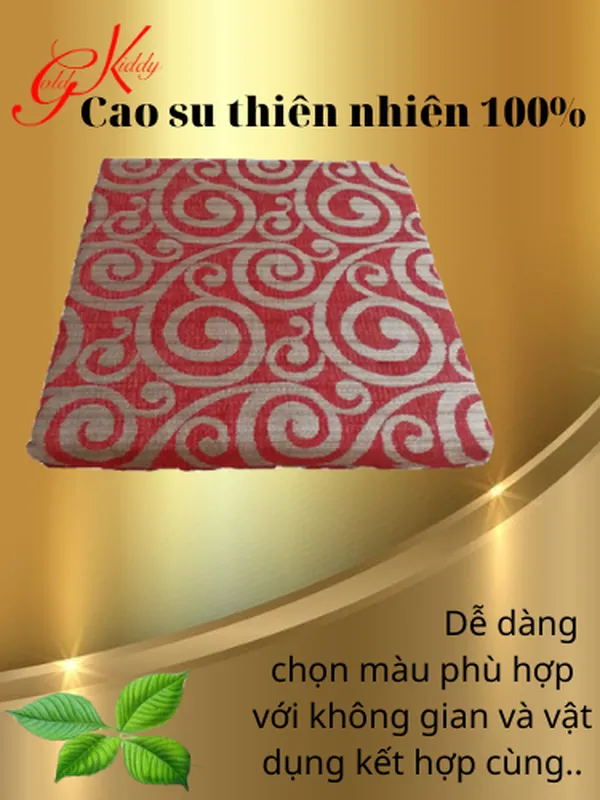 Thảm ghế ngồi cao su 50*50*2,5 cm
