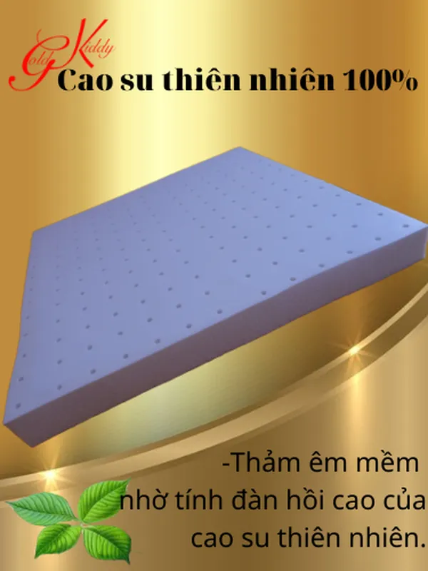 Thảm ghế ngồi cao su 50*50*5 cm