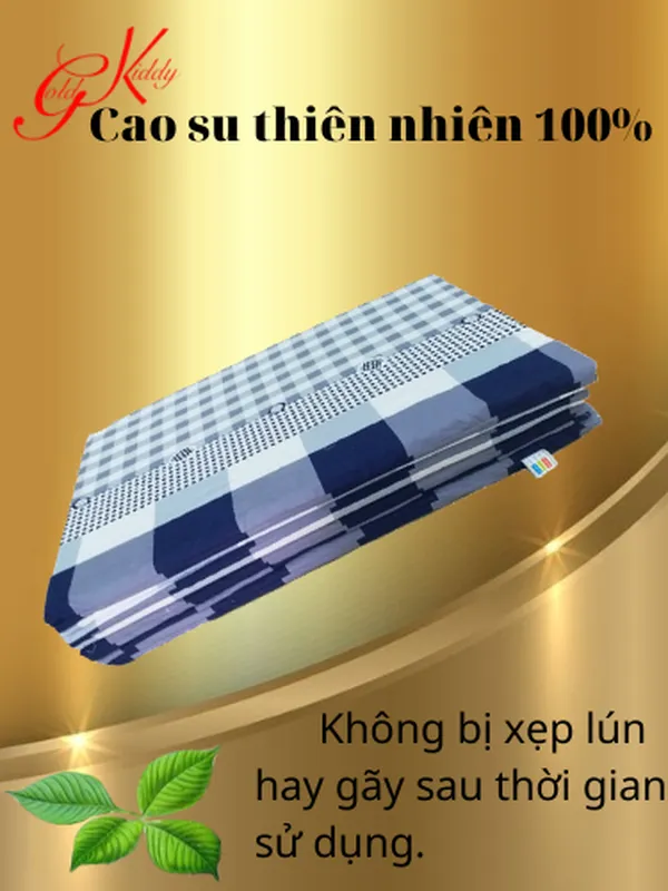 Trọn bộ nệm xếp văn phòng cao su thiên nhiên 2,5 p