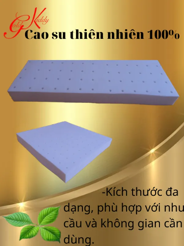 Trọn bộ thảm ghế ngồi cao su dày 5cm
