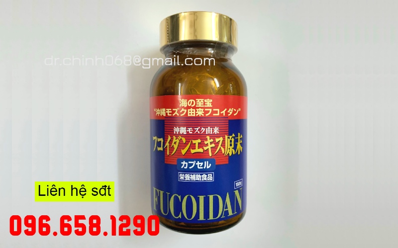 Okinawa Fucoidan Kanehide Bio 150 viên (Fucoidan-đỏ)