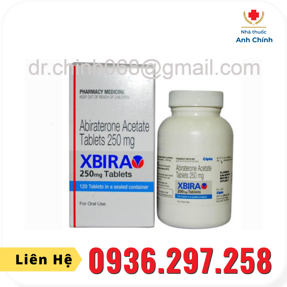 Thuốc Xbira (Abirateron) 250mg - Nhà thuốc Anh Chính