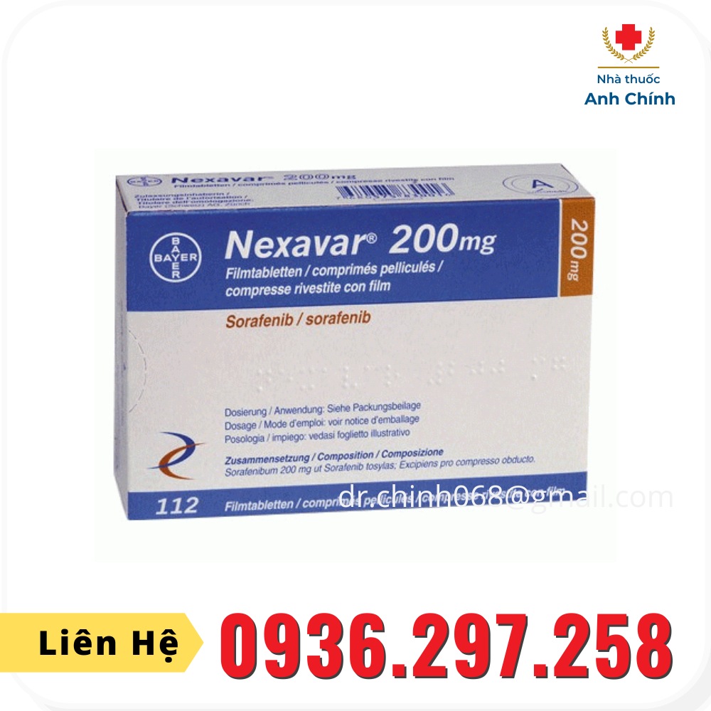 Thuốc Nexavar 200mg - Nhà thuốc Anh Chính
