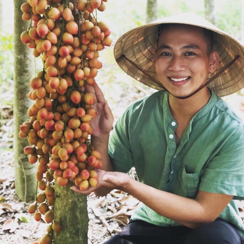 áo đũi nam cổ trụ cộc tay màu xanh lá - đũi design áo đũi nam cổ trụ cộc tay màu xanh lá - đũi design