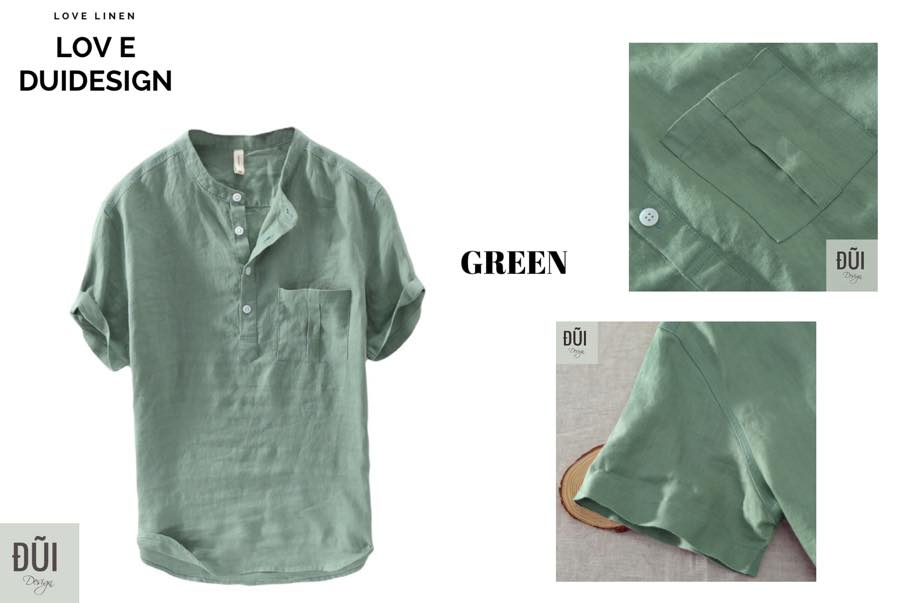Bộ sưu tập áo đũi nam màu xanh lá Bộ sưu tập áo đũi nam màu xanh lá