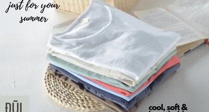 BST áo thun chất liệu Cotton thô - Giải pháp hạ nhiệt cho cái nắng nóng mùa hè