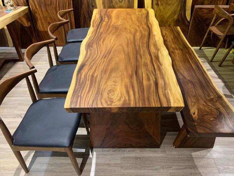 Kích thước bàn ăn gỗ tự nhiên me tây cao cấp Kích thước bàn ăn gỗ tự nhiên me tây cao cấp