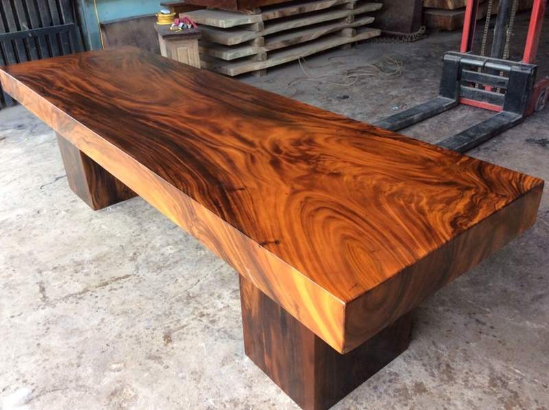 Mặt bàn vuông vứt gỗ me tây nguyên tấm Mặt bàn vuông vứt gỗ me tây nguyên tấm