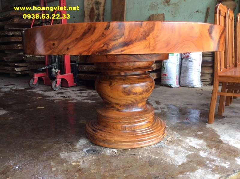 Chân bàn tròn gỗ me tây Chân bàn tròn gỗ me tây