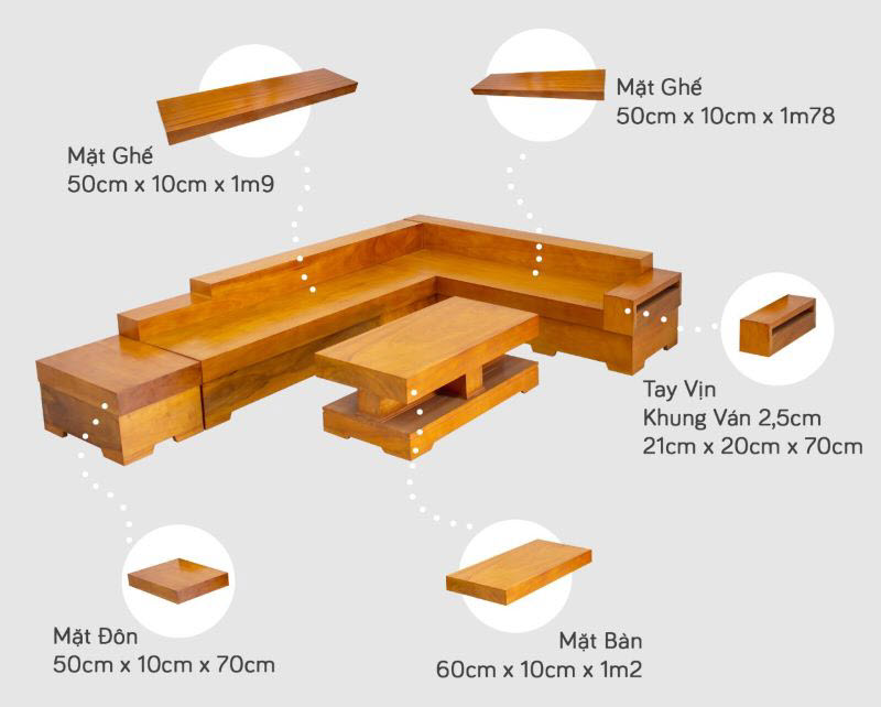 Sofa gỗ nguyên khối bền đẹp và giá trị lâu dài. Sofa Gỗ Nguyên Khối Bền Đẹp Và Giá Trị Lâu Dài.