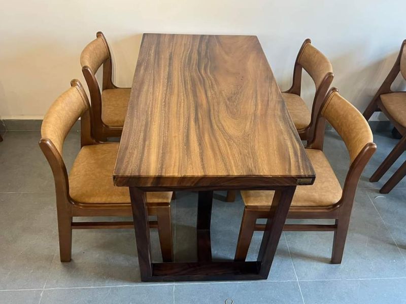 Bàn ăn 4 ghế hiện đại gỗ me tây Bàn ăn 4 ghế hiện đại gỗ me tây