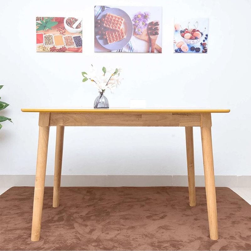 Bàn ăn gỗ cao su 4 ghế bull Bàn ăn gỗ cao su 4 ghế bull