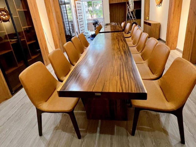 Bàn ăn gỗ me tây 10 ghế ventura Bàn ăn gỗ me tây 10 ghế ventura