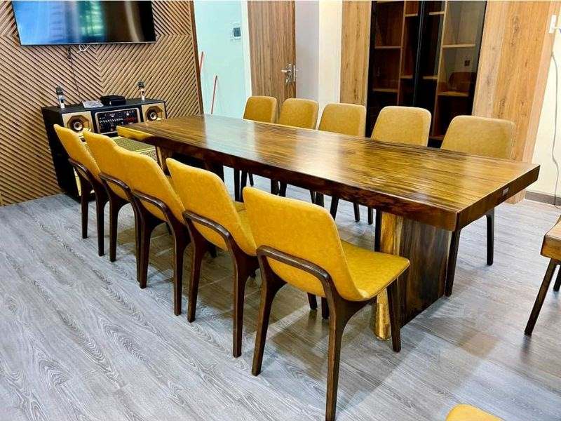 Bàn ăn gỗ me tây 10 ghế ventura Bàn ăn gỗ me tây 10 ghế ventura