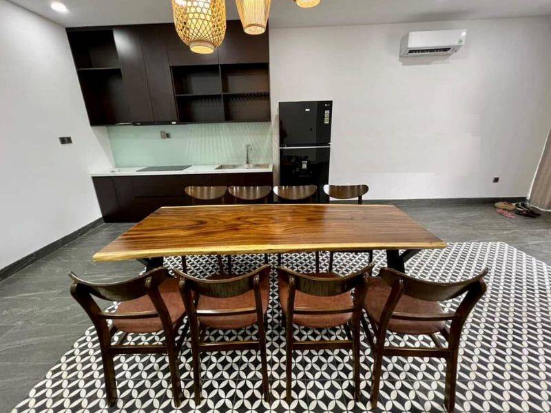 Bàn ăn gỗ me tây 8 ghế mango Bàn ăn gỗ me tây 8 ghế mango