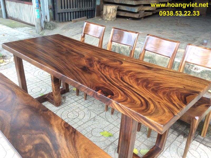 Mặt bàn gỗ me tây vân đẹp Mặt bàn gỗ me tây vân đẹp