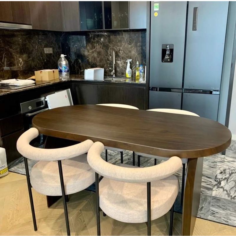 Bàn ăn gỗ me tây nguyên tấm đẹp và nghệ thuật Bàn ăn gỗ me tây nguyên tấm đẹp và nghệ thuật