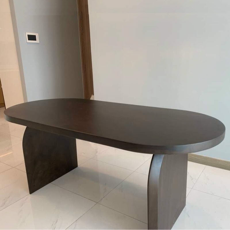 Bàn ăn gỗ me tây nguyên tấm đẹp và nghệ thuật Bàn ăn gỗ me tây nguyên tấm đẹp và nghệ thuật