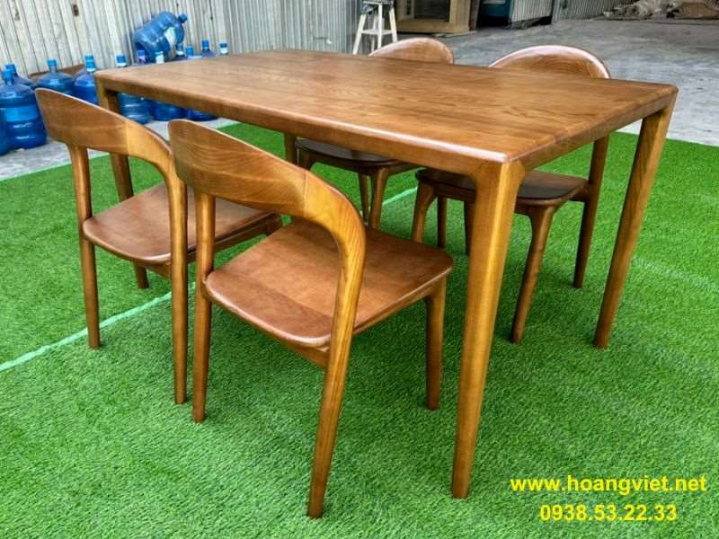 Bàn ăn gỗ tần bì 4 ghế  Bàn ăn gỗ tần bì 4 ghế