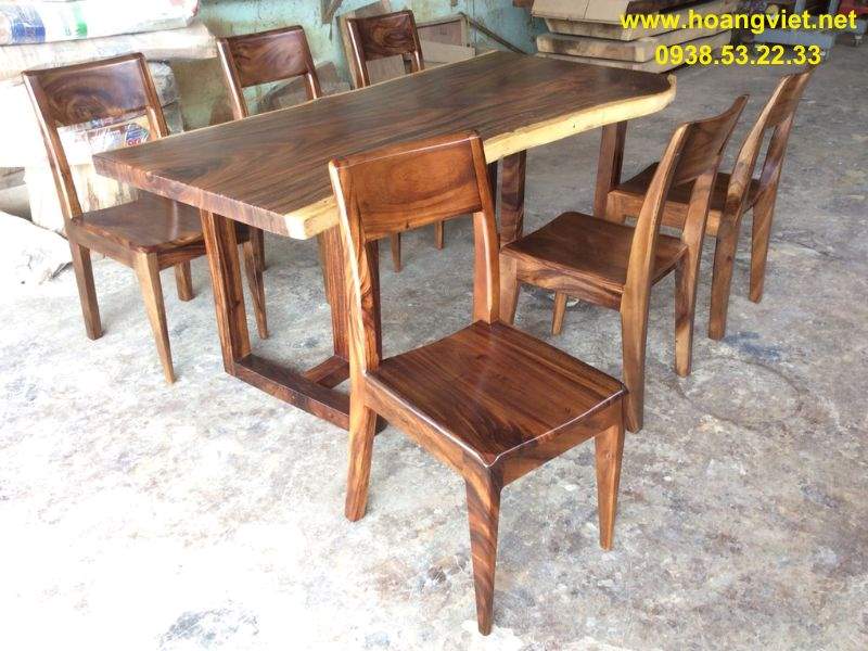 Bàn ăn gỗ tự nhiên me tây đẹp Bàn ăn gỗ tự nhiên me tây đẹp