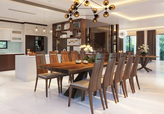 Bàn ăn gỗ tự nhiên óc chó Bàn ăn gỗ tự nhiên óc chó