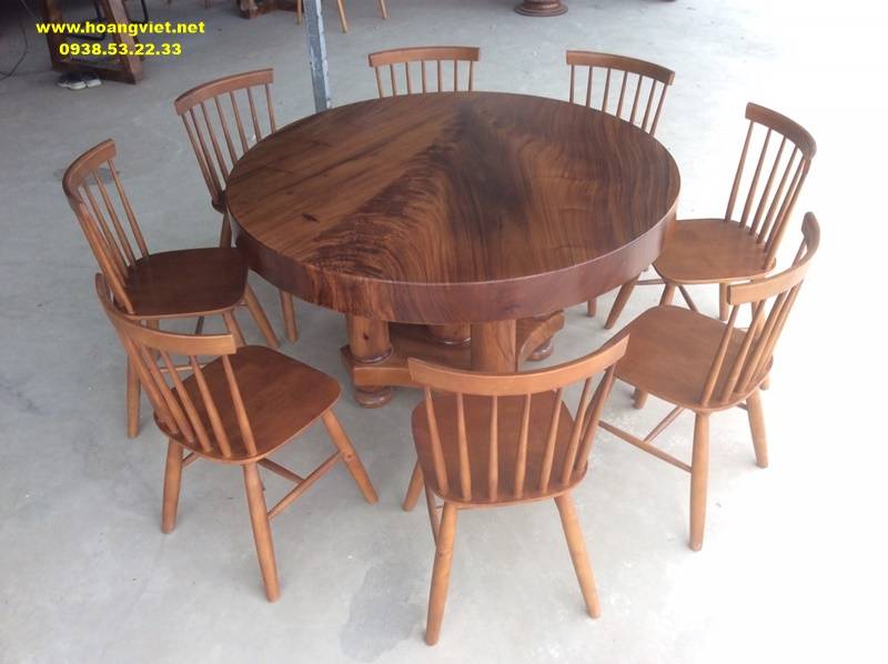 Bàn ăn tròn 8 ghế bền đẹp Bàn ăn tròn 8 ghế bền đẹp