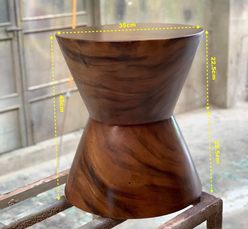 Kích thước đôn gỗ nguyên khối decor Kích thước đôn gỗ nguyên khối decor