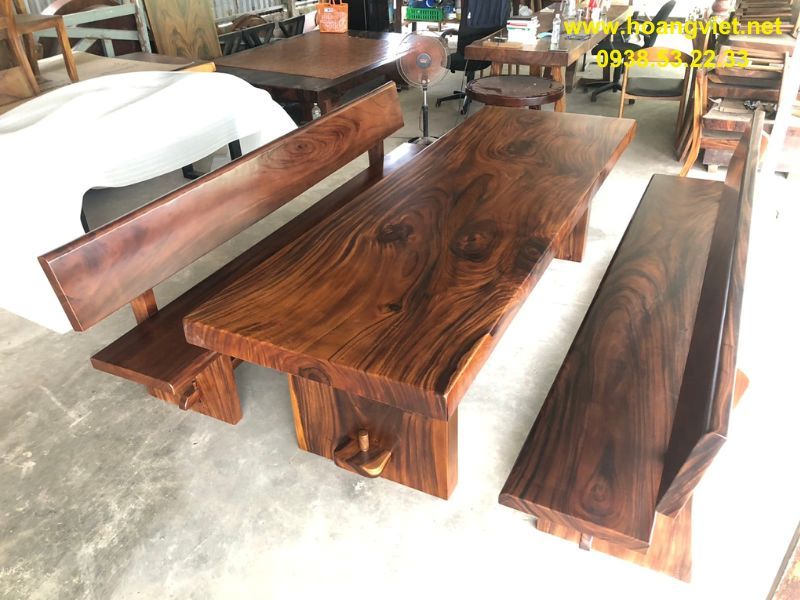 Bàn ghế k3 có tựa lưng gỗ me tây cạnh thẳng Bàn ghế k3 có tựa lưng gỗ me tây cạnh thẳng