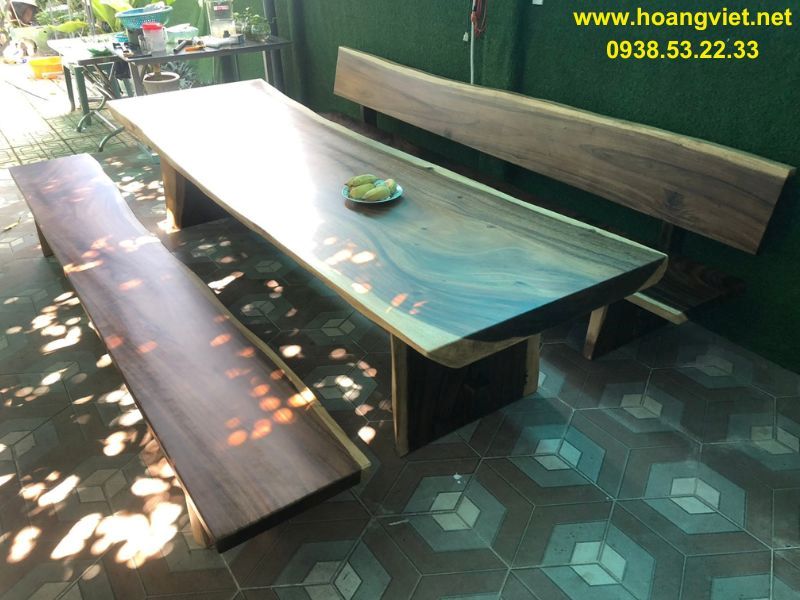 Bộ bàn ghế k3 gỗ me tây có tựa Bộ bàn ghế k3 gỗ me tây có tựa