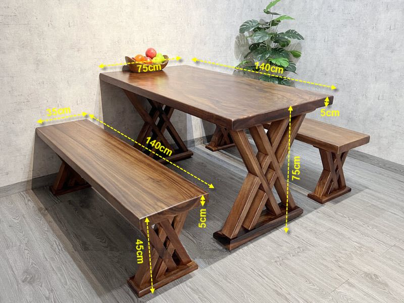 Bàn ghế k3 gỗ me tây nguyên khối giá rẻ Bàn ghế k3 gỗ me tây nguyên khối giá rẻ