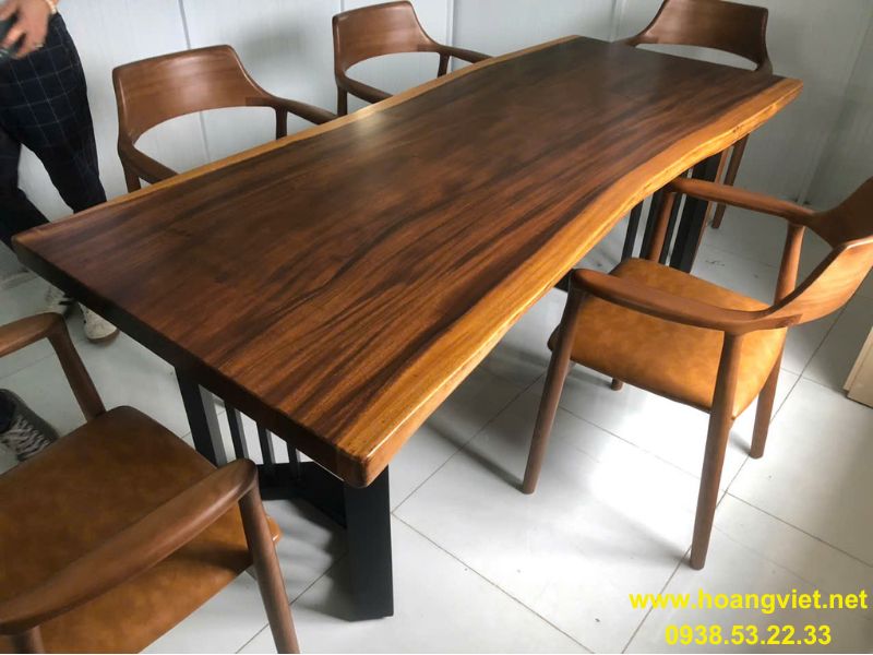 Bàn gỗ me tây 5 ghế Hiroshima Bàn gỗ me tây 5 ghế Hiroshima