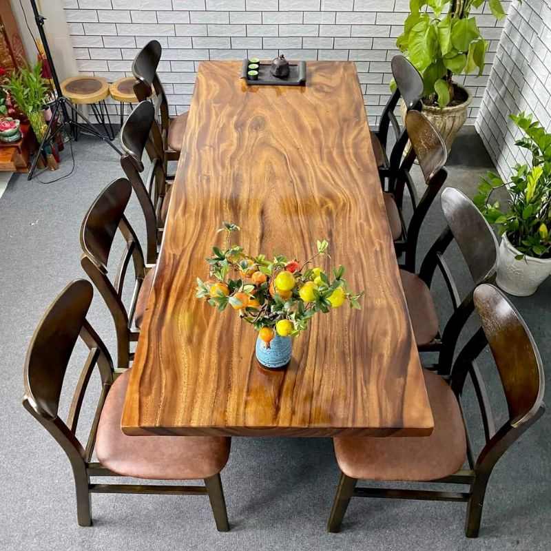 Bàn gỗ m tây 6 ghế mango Bàn gỗ m tây 6 ghế mango
