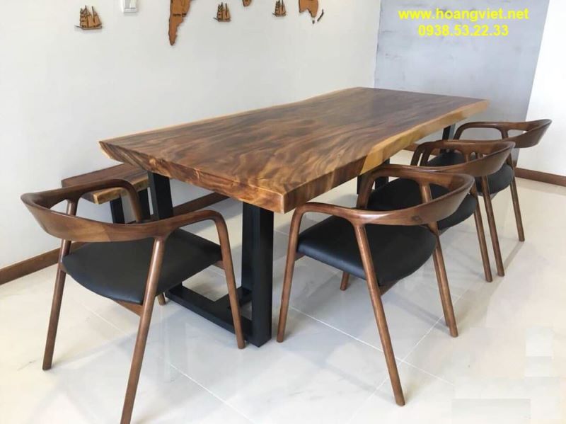 Bàn gỗ me tây chân sắt Bàn gỗ me tây chân sắt