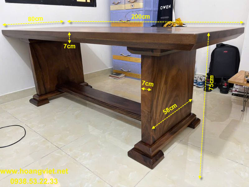 Kích thước bàn gỗ me tây Kích thước bàn gỗ me tây