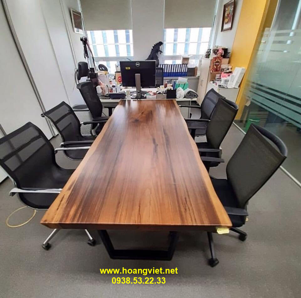 Bàn hộp gỗ me tây nguyên tấm  Bàn hộp gỗ me tây nguyên tấm