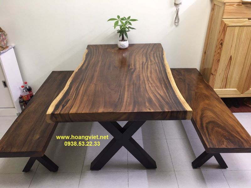 Bàn ghế k3 gỗ me tây với tông màu nâu sang trọng Bàn ghế k3 gỗ me tây với tông màu nâu sang trọng