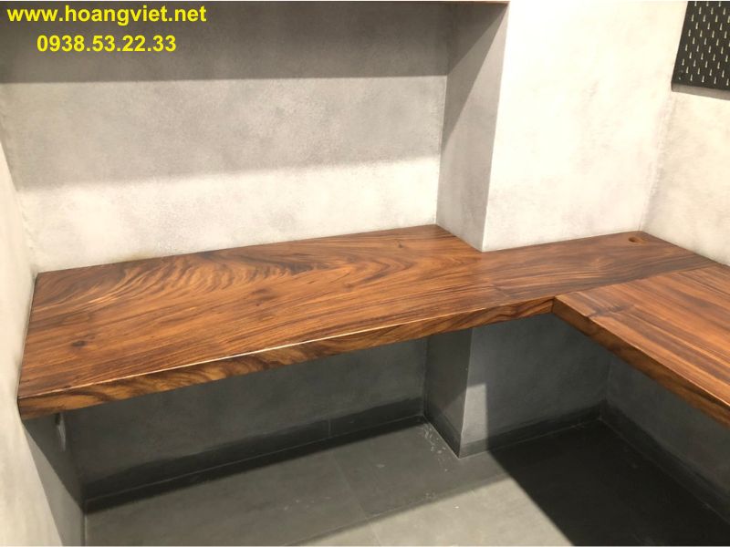 Kích thước bàn làm việc chữ L gỗ me tây nguyên tấm Kích thước bàn làm việc chữ L gỗ me tây nguyên tấm