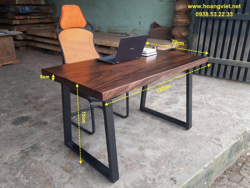 Bàn làm việc gỗ tự nhiên 1m2 tại TPHCM Bàn làm việc gỗ tự nhiên 1m2 tại TPHCM