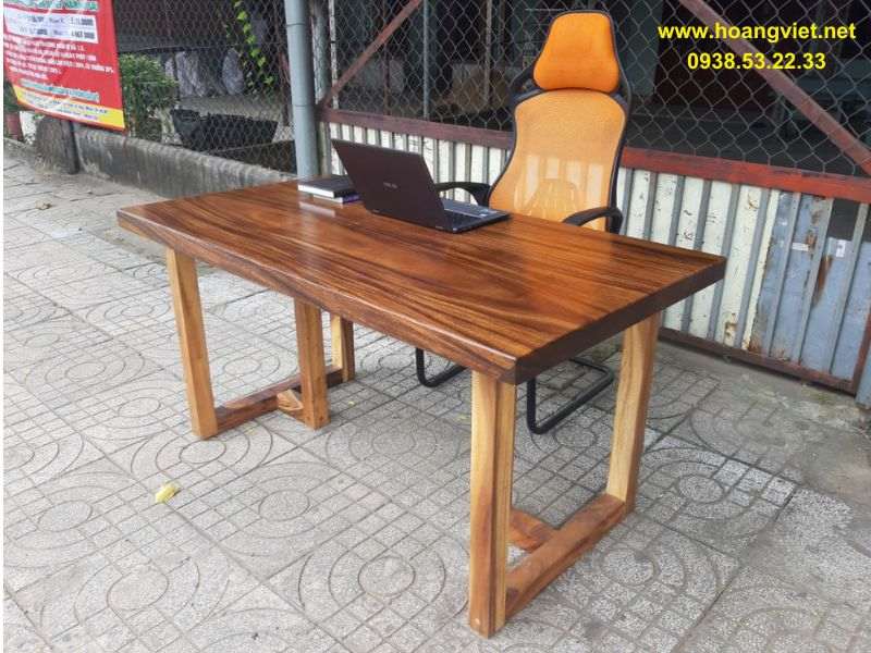 Bàn làm việc gỗ tự nhiên 1m4 Bàn làm việc gỗ tự nhiên 1m4