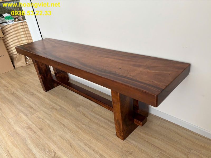 Bàn làm việc gỗ tự nhiên me tây cao cấp Bàn làm việc gỗ tự nhiên me tây cao cấp
