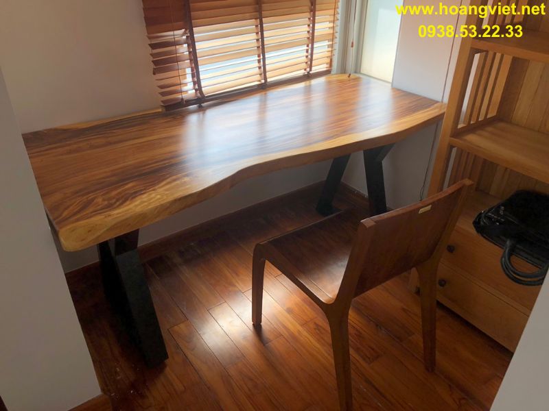 Bàn làm việc gỗ me tây giá rẻ Bàn làm việc gỗ me tây giá rẻ
