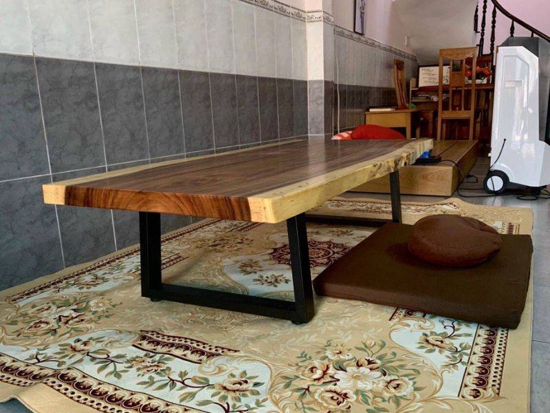 Bàn làm việc ngồi bệt gỗ tự nhiên Bàn làm việc ngồi bệt gỗ tự nhiên