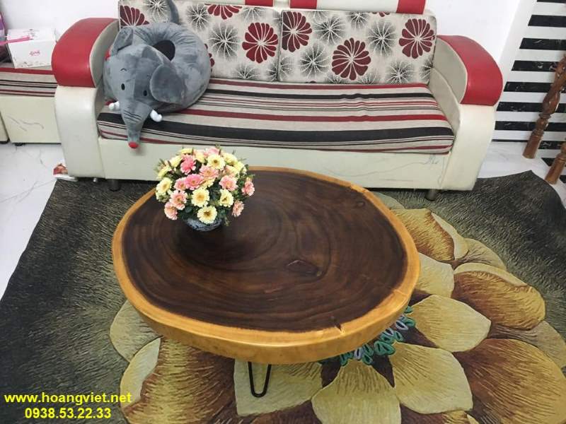 Bàn trà sofa gỗ me tây Bàn trà sofa gỗ me tây
