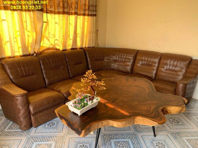 Bàn trà sofa gỗ me tây kích thước lớn Bàn trà sofa gỗ me tây kích thước lớn
