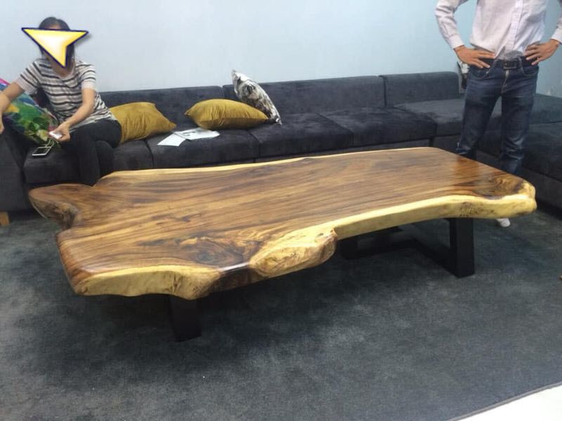 Bàn sofa gỗ me tây nguyên khối Bàn sofa gỗ me tây nguyên khối