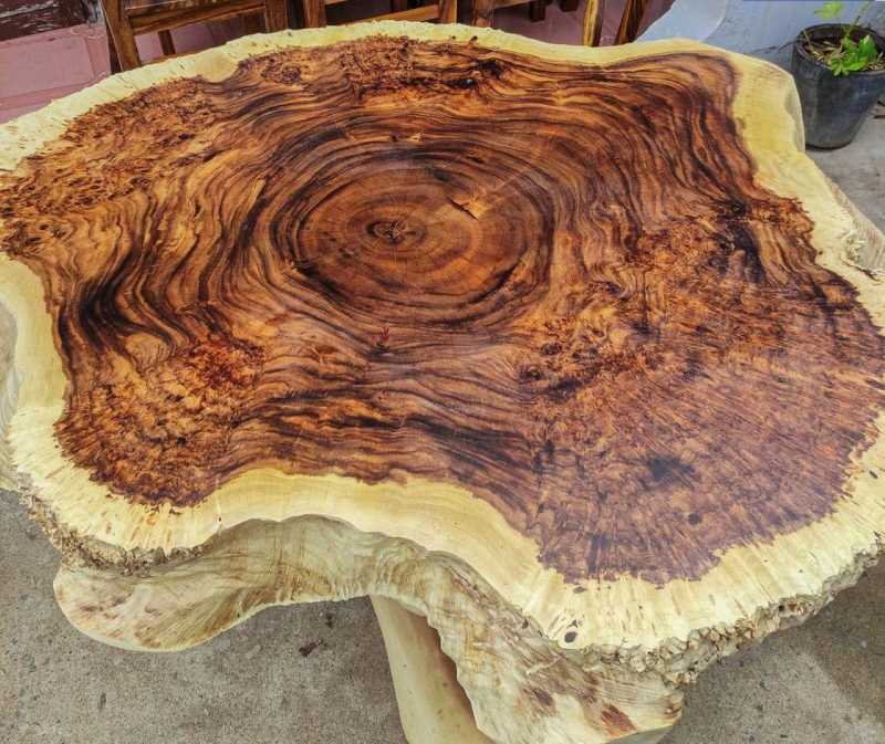 Bàn sofa gỗ me tây nguyên khối đẹp Bàn sofa gỗ me tây nguyên khối đẹp