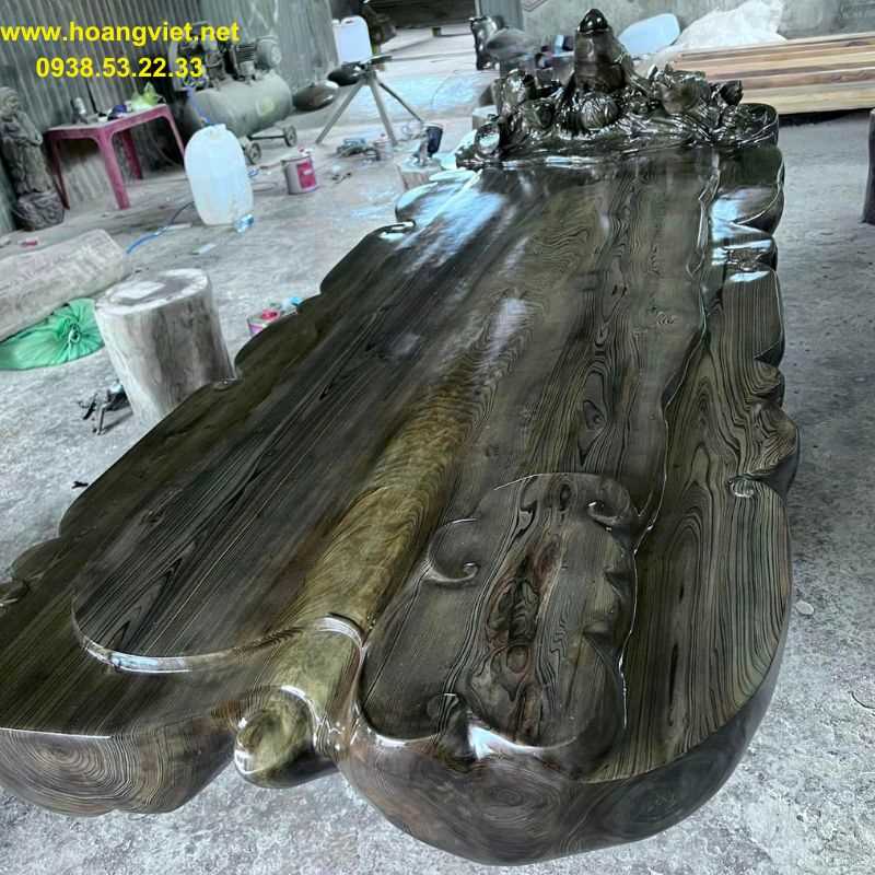 Bàn trà gỗ thủy tùng xanh Bàn trà gỗ thủy tùng xanh