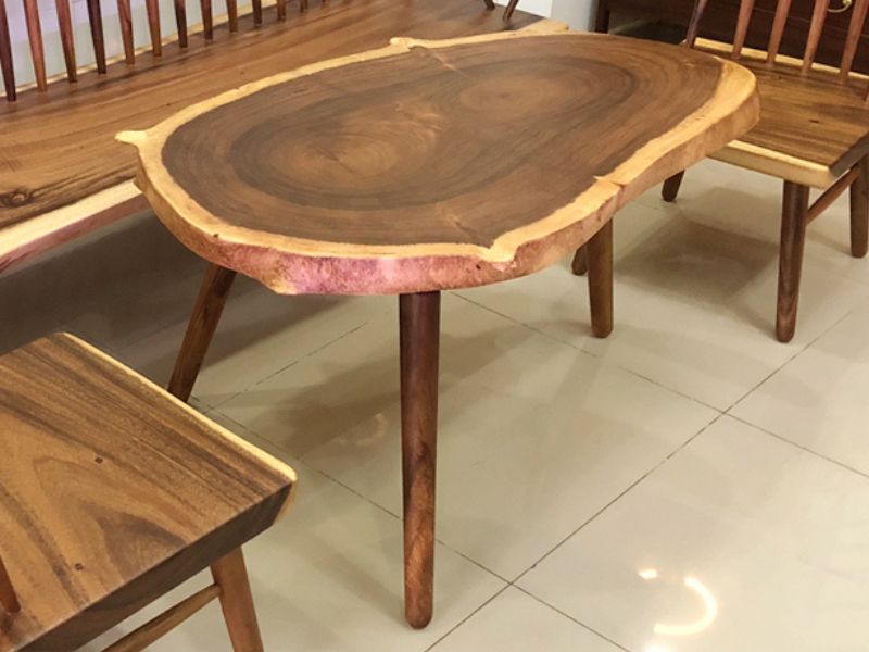 Bàn trà sofa kết hợp chân gỗ tiện tròn Bàn trà sofa kết hợp chân gỗ tiện tròn