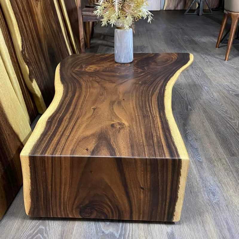 Bàn trà sofa gỗ me tây Bàn trà sofa gỗ me tây