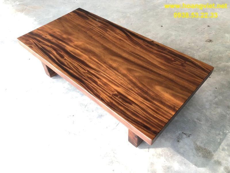 Bàn trà sofa gỗ me tây ngồi bệt Bàn trà sofa gỗ me tây ngồi bệt